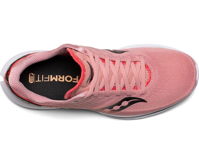 Women's Saucony Kinvara 12 Running Shoes Rose / Red | Singapore 175LISH